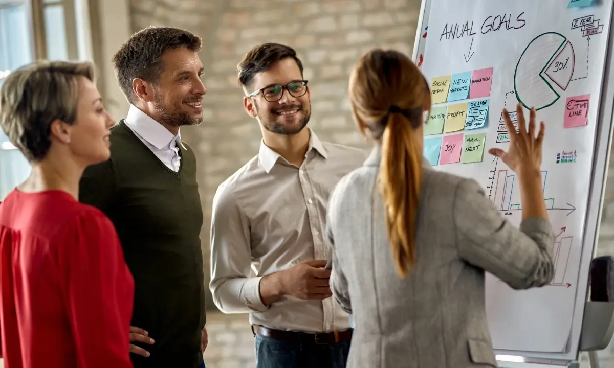 Una agencia de Performance Marketing evaluando objetivos.